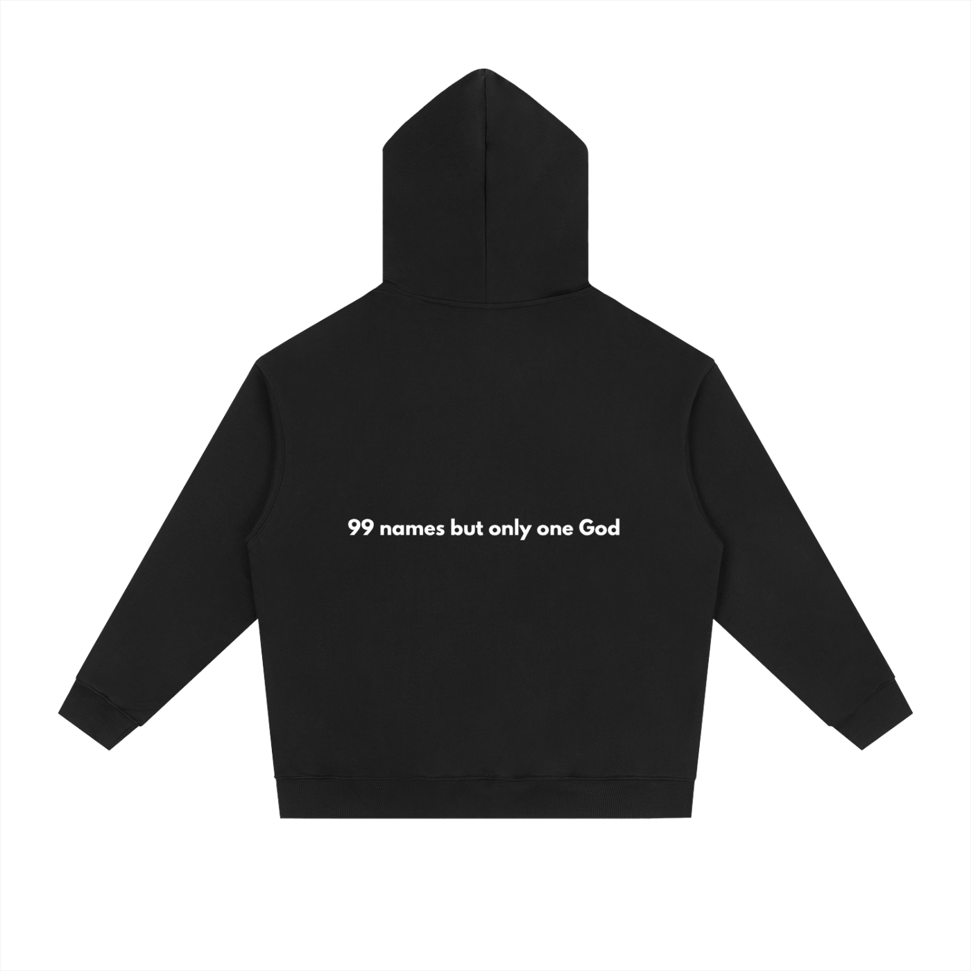 Hoodie - 99 names of Allah - Black