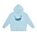 Hoodie - 99 names of Allah - Light blue